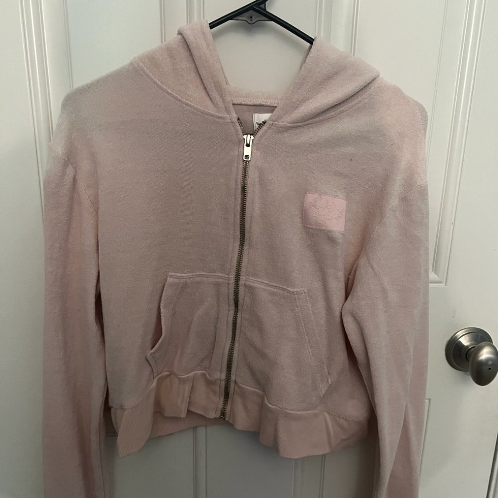Pink Boys Lie Zip Up Hoodie
